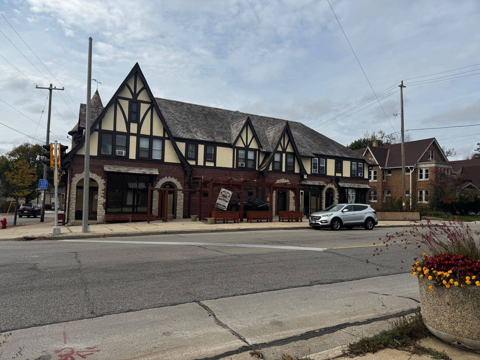 Urban Cafe's Tudor-style corner building on N. 60th Street